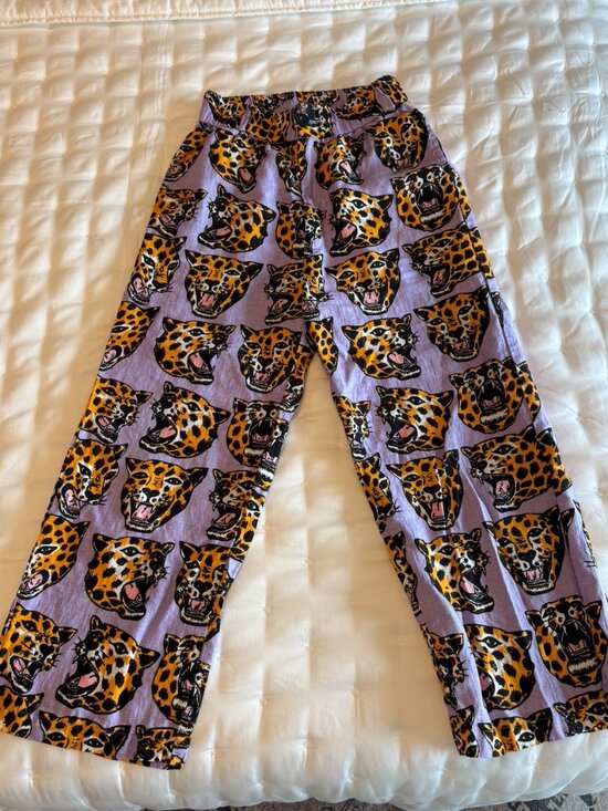 Nooworks Pants - Nooworks Linen Catalina Pant Cheetah Head Size XS